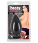 Большая черная анальная пробка Booty beau - 11 см.