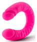 Розовый двусторонний фаллоимитатор 18 inch Silicone Slim Double Dong - 45,7 см.