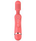 Розовый универсальный массажер Silicone Massage Wand - 20 см.