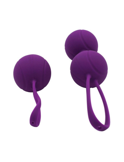 Фиолетовый набор для тренировки вагинальных мышц Kegel Balls