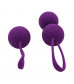 Фиолетовый набор для тренировки вагинальных мышц Kegel Balls
